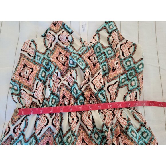 Lavender Brown Maxi Dress Multi-Color Adjustable Straps Size M MSRP $177 - Picture 9 of 13